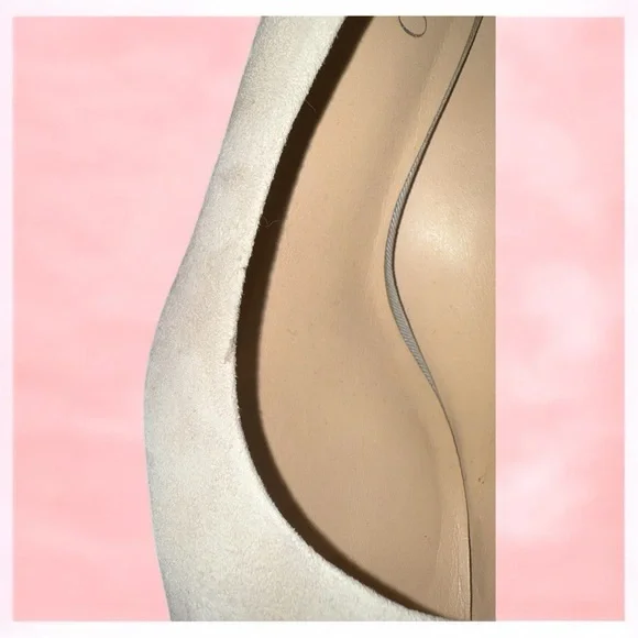 Franco Sarto Women's Cream Tudor Suede Heel - Picture 6 of 11